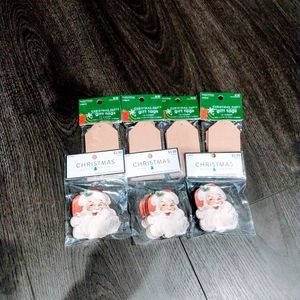 NEW CHRISTMAS PAPER CRAFT SANTA GIFT TAG DIY